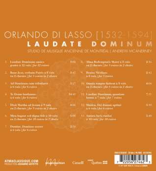 CD Roland de Lassus: Laudate Dominum 328938