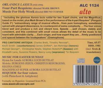 CD Roland de Lassus: Requiem & Music For Easter Sunday 320551
