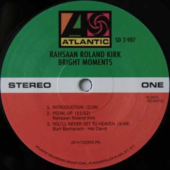 2LP Roland Kirk: Bright Moments LTD 73778