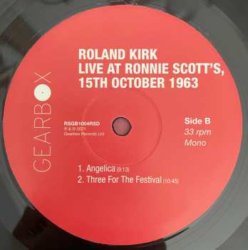 LP Roland Kirk: Live At Ronnie Scott's, 1963 304204
