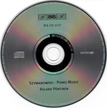 CD Roland Pöntinen: Piano Music 444650
