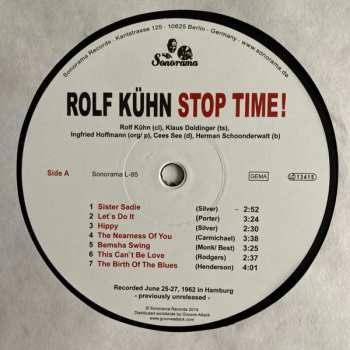 LP Rolf Kühn: Stop Time! 143853