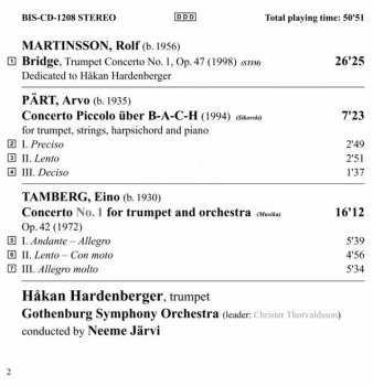 CD Rolf Martinsson: Trumpet Concertos 429121