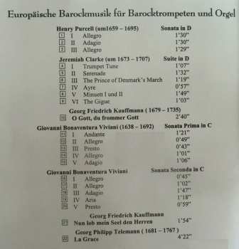 CD Rolf Schweizer: Europäische Barockmusik für Barocktrompeten und Orgel 313895