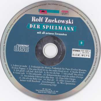 2CD Rolf Zuckowski: Der Spielmann Mit All Seinen Freunden (Das Beste Aus 20 Jahren ) 527719