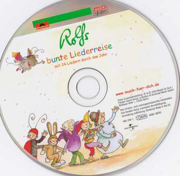 CD Rolf Zuckowski: Rolfs Bunte Liederreise (Mit 24 Liedern Durch Das Jahr) 477332