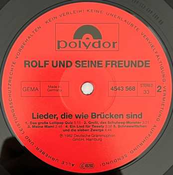 2LP Rolf Zuckowski: …Und Ganz Doll Vinyl (Radio Lollipop (1981) / Lieder, Die Wie Brücken Sind (1982)) 283209