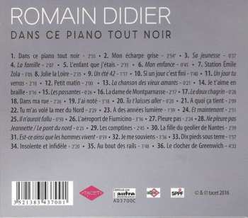 CD Romain Didier: Dans Ce Piano Tout Noir 415015