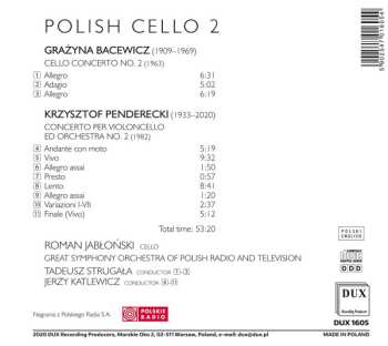 CD Roman Jabłoński: Polish Cello 481485