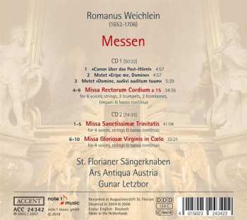2CD Romanus Weichlein: Messen  175700