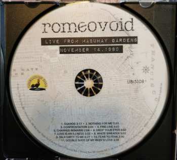 CD Romeo Void: Live From Mabuhay Gardens, November 14, 1980 465530
