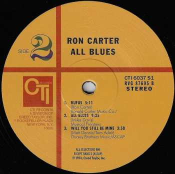 LP Ron Carter: All Blues LTD 79455
