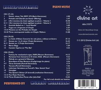 3CD Ronald Stevenson: Piano Music 121962