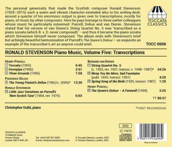 CD Ronald Stevenson: Piano Music, Volume Five 257296