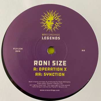 LP Roni Size: Operation X / Synction 332101