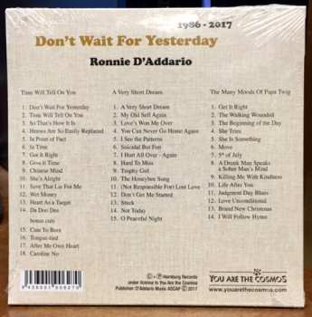 3CD Ronnie D'Addario: Don't Wait For Yesterday 1986-2017 241111