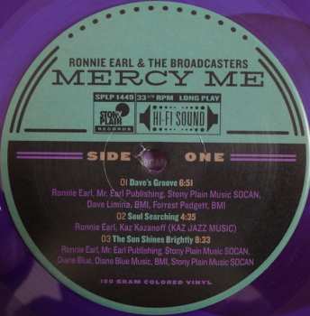 LP Ronnie Earl And The Broadcasters: Mercy Me CLR 478205