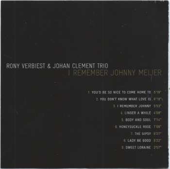 CD Rony Verbiest: I Remember Johnny Meijer 227076