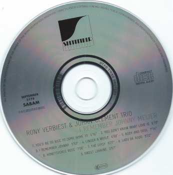 CD Rony Verbiest: I Remember Johnny Meijer 227076
