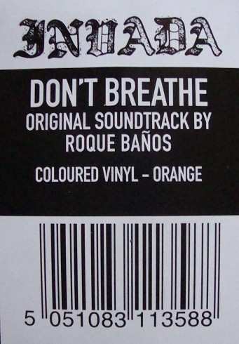 2LP Roque Baños: Don't Breathe - Original Motion Picture Soundtrack CLR 67323