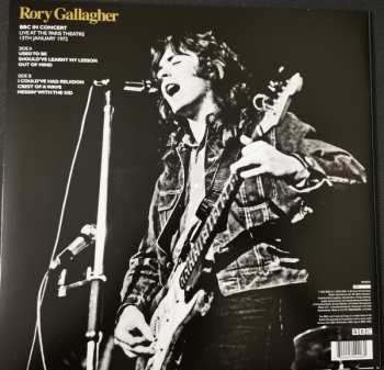 LP Rory Gallagher: BBC In Concert 1972 LTD | CLR 418475
