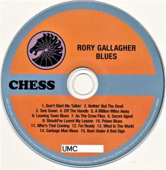 CD Rory Gallagher: Blues DIGI 420911