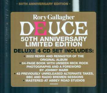 4CD Rory Gallagher: Deuce (50th Anniversary Edition) DLX 405371