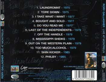 CD Rory Gallagher: Live At Montreux