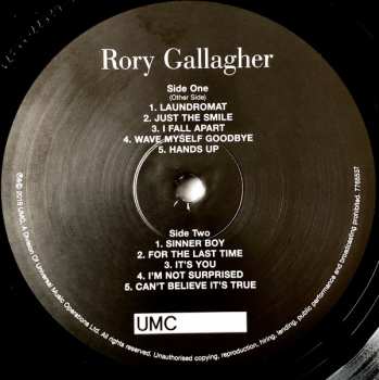 LP Rory Gallagher: Rory Gallagher 31040