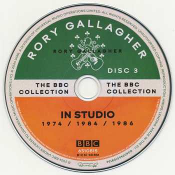 18CD/Box Set/2Blu-ray Rory Gallagher: The BBC Collection DLX