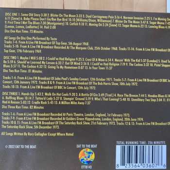 3CD Rory Gallagher: Transmission Impossible - Legendary Radio Broadcasts From The 1960s & 1970s DIGI 438631