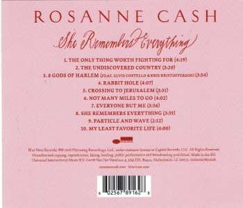 CD Rosanne Cash: She Remembers Everything 32321