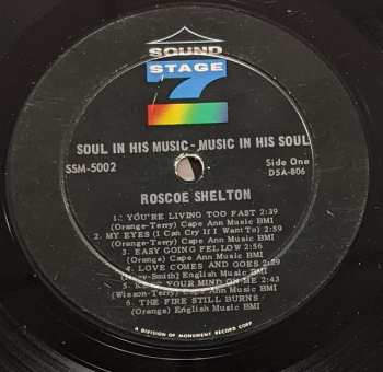 LP Roscoe Shelton: Soul In His Music, Music In His Soul 521097