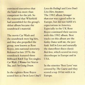 CD Rose Royce: Stronger Than Ever 252098