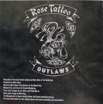 CD Rose Tattoo: Outlaws DIGI 27138