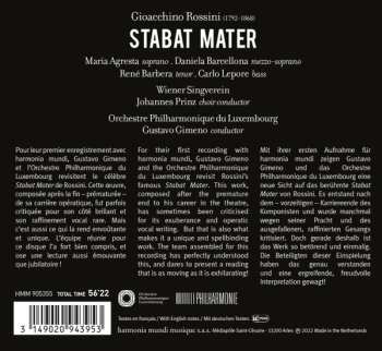 CD Gioacchino Rossini: Stabat Mater 472408