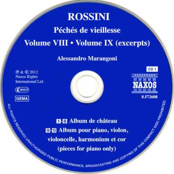2CD Gioacchino Rossini: Complete Piano Music • 4 462725