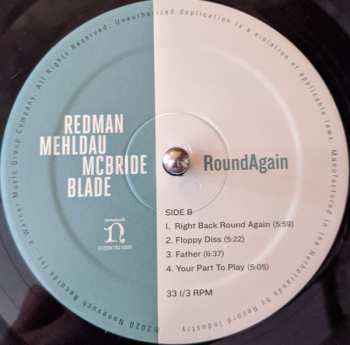 LP Joshua Redman: RoundAgain 31091