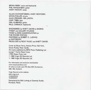 CD Roxy Music: Flesh + Blood 388923