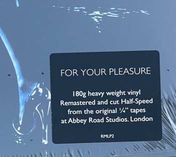 LP Roxy Music: For Your Pleasure 380440