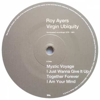 2LP Roy Ayers: Virgin Ubiquity (Unreleased Recordings 1976-1981) 295518