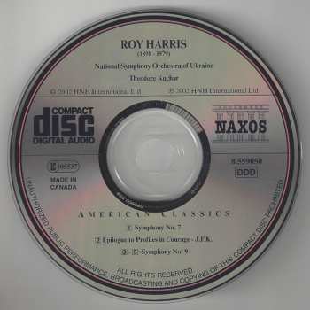 CD Roy Harris: Symphonies Nos. 7 And 9 346837