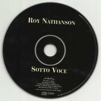 CD Roy Nathanson: Sotto Voce 524291
