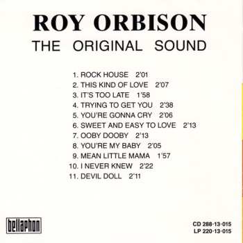 CD Roy Orbison: The Original Sound