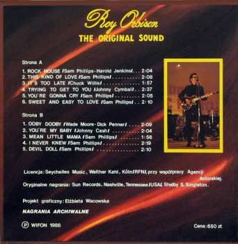LP Roy Orbison: The Original Sound 70395