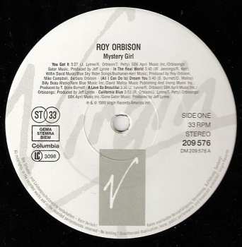 LP Roy Orbison: Mystery Girl