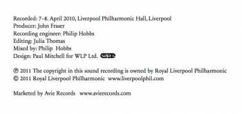 CD Royal Liverpool Philharmonic Orchestra: Made In Britain 305206