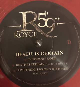 2LP Royce Da 5'9": Death Is Certain CLR 142966