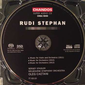 SACD Rudi Stephan: Orchestral Works 154398