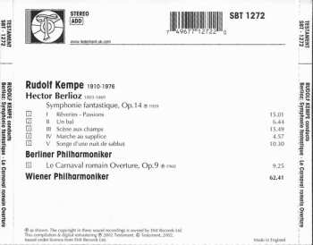 CD Rudolf Kempe: Berlioz - Symphonie Fantastique / Le Carnaval Romain Overture 345674